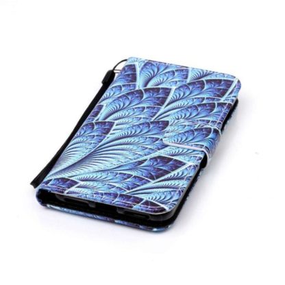 Plånboksfodral Huawei Y6 II Compact – Blå Blomma