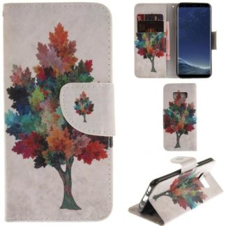 Plånboksfodral Samsung Galaxy S8 – Träd