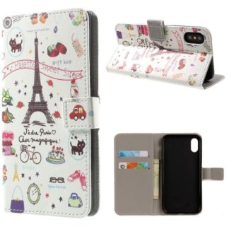 Plånboksfodral iPhone X / iPhone Xs - Paris