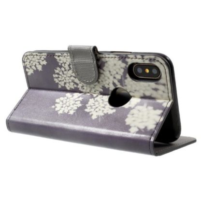 Plånboksfodral iPhone X / iPhone Xs - Små Blommor