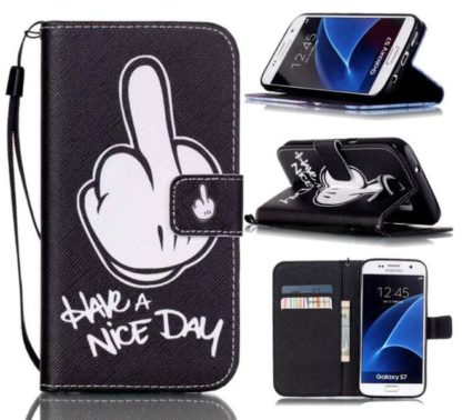 Plånboksfodral Samsung Galaxy S7 – Have A Nice Day