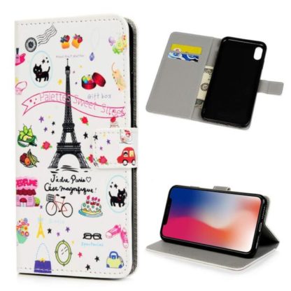 Plånboksfodral iPhone XS Max - Paris