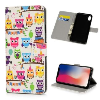 Plånboksfodral iPhone XS Max - Ugglor På Kalas