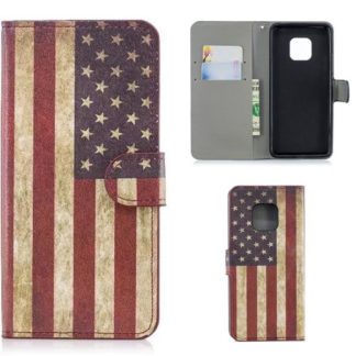 Plånboksfodral Huawei Mate 20 Pro - Flagga USA
