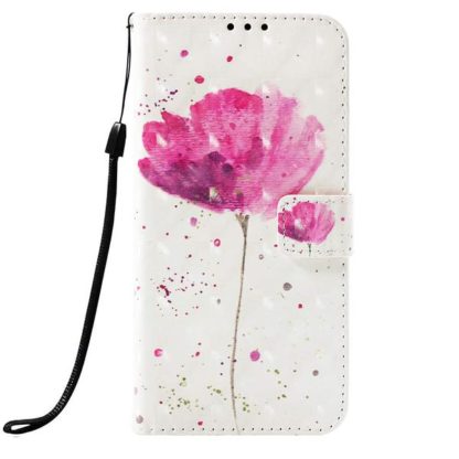 Plånboksfodral Samsung Galaxy J4 Plus – Rosa Blomma
