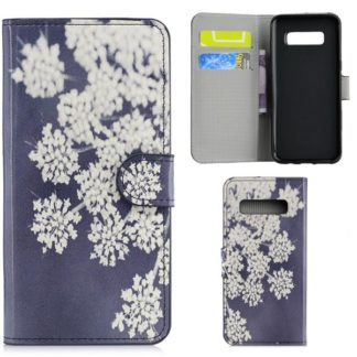 Plånboksfodral Samsung Galaxy S10 - Små Blommor