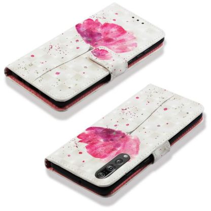 Plånboksfodral Huawei P30 – Rosa Blomma