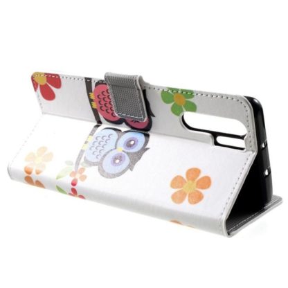 Plånboksfodral Huawei P30 Pro - Ugglor & Blommor