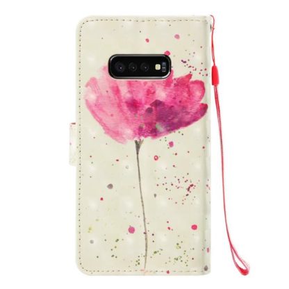 Plånboksfodral Samsung Galaxy S10e – Rosa Blomma