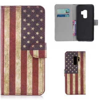 Plånboksfodral Samsung Galaxy S9 Plus - Flagga USA