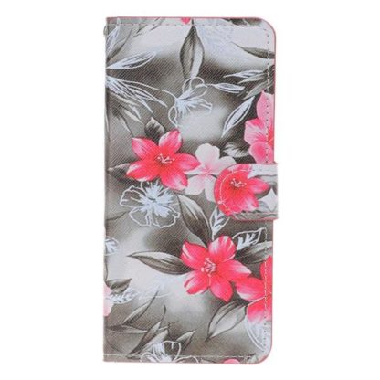 Plånboksfodral Apple iPhone 11 Pro Max - Svartvit med Blommor