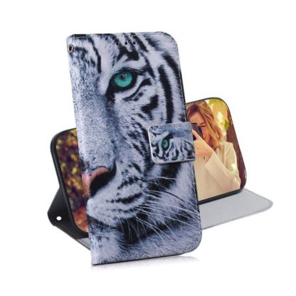 Plånboksfodral Apple iPhone 11 Pro Max - Vit Tiger