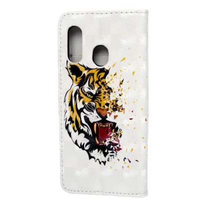 Plånboksfodral Samsung Galaxy A40 – Tiger