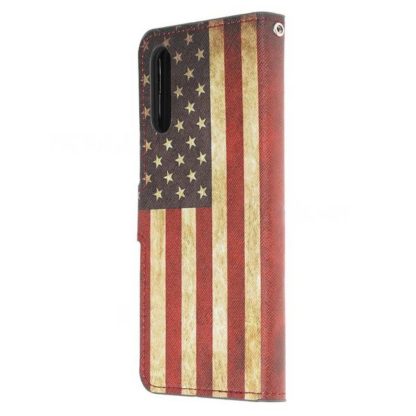 Plånboksfodral Samsung Galaxy A50 - Flagga USA