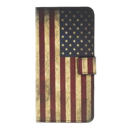 Plånboksfodral Samsung Galaxy A10 - Flagga USA