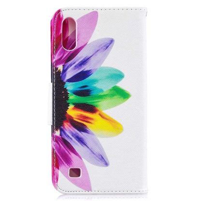 Plånboksfodral Samsung Galaxy A10 – Färgglad Blomma