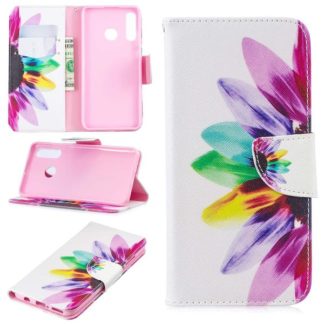 Plånboksfodral Huawei P30 Lite – Färgglad Blomma