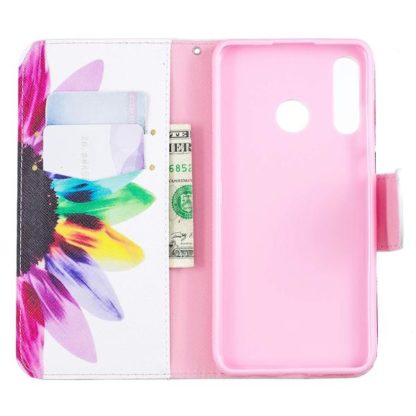 Plånboksfodral Huawei P30 Lite – Färgglad Blomma