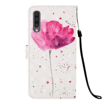 Plånboksfodral Samsung Galaxy A50 – Rosa Blomma