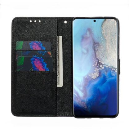 Plånboksfodral Samsung Galaxy S20 – Döskalle / Rosor
