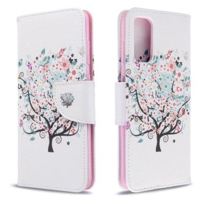 Plånboksfodral Samsung Galaxy S20 – Färgglatt Träd
