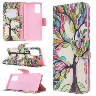 Plånboksfodral Samsung Galaxy S20 Plus – Färgglatt Träd