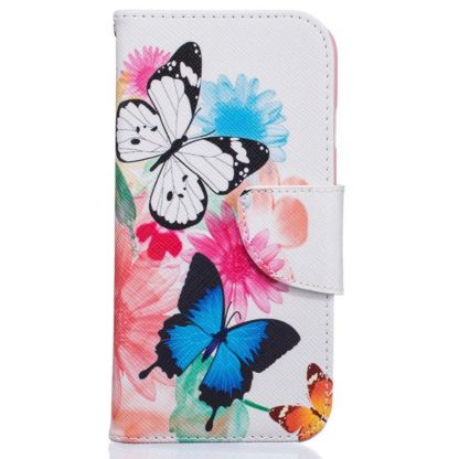 Plånboksfodral Apple iPhone 7 – Färgglada Fjärilar