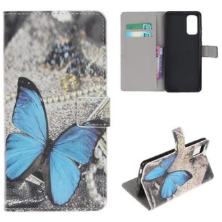 Plånboksfodral Samsung Galaxy S20 - Blå Fjäril
