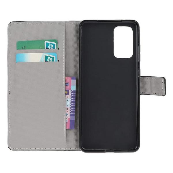 Plånboksfodral Samsung Galaxy S20 Plus - Svart med Fjärilar