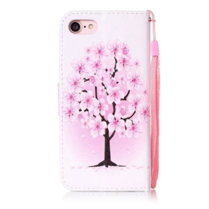 Plånboksfodral iPhone SE (2020) – Rosa Träd