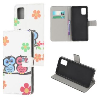 Plånboksfodral Samsung Galaxy A41 - Ugglor & Blommor