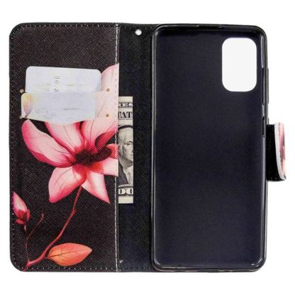 Plånboksfodral Samsung Galaxy A41 – Rosa Blomma
