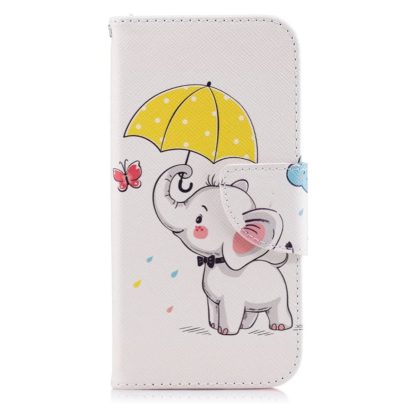 Plånboksfodral Apple iPhone 7 – Elefant med Paraply