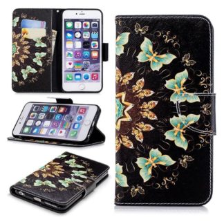 Plånboksfodral Apple iPhone 7 – Fjärilar I Cirkel