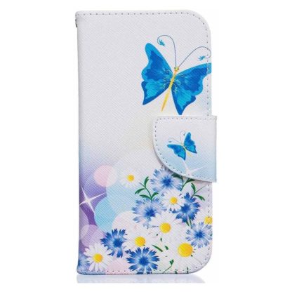 Plånboksfodral Apple iPhone SE (2020) – Fjärilar och Blommor