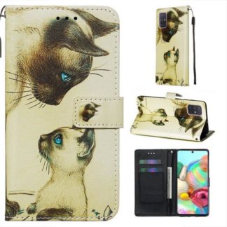 Plånboksfodral Samsung Galaxy A51 – Katter