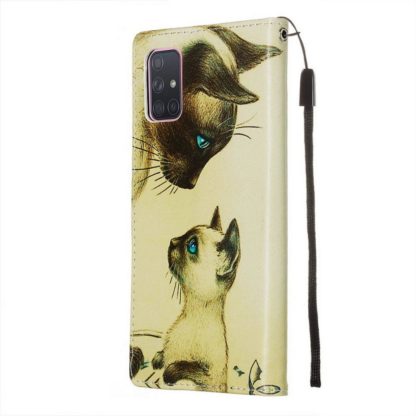 Plånboksfodral Samsung Galaxy A71 – Katter