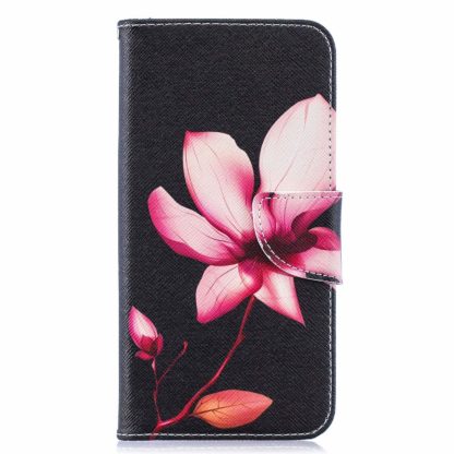 Plånboksfodral Samsung Galaxy A10 – Rosa Blomma