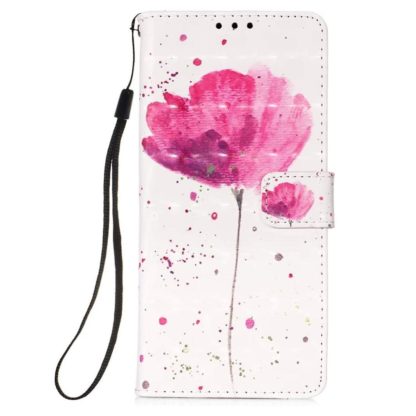 Plånboksfodral Samsung Galaxy A21s – Rosa Blomma