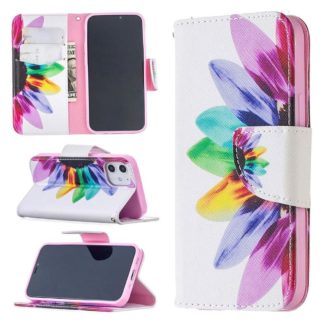 Plånboksfodral Apple iPhone 12 Mini – Färgglad Blomma