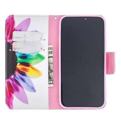 Plånboksfodral Apple iPhone 12 Pro – Färgglad Blomma