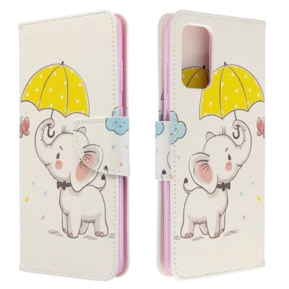Plånboksfodral Xiaomi Mi 10T Pro – Elefant med Paraply