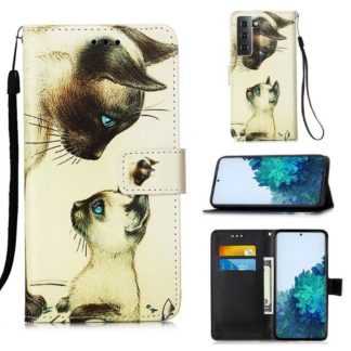 Plånboksfodral Samsung Galaxy S21 – Katter
