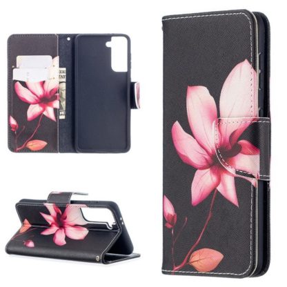 Plånboksfodral Samsung Galaxy S21 Plus – Rosa Blomma