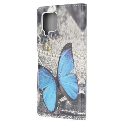 Plånboksfodral Samsung Galaxy A42 - Blå Fjäril
