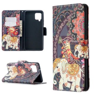 Plånboksfodral Samsung Galaxy A42 - Indiskt / Elefant