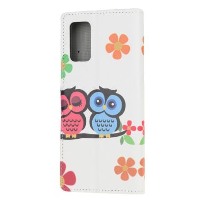 Plånboksfodral Samsung Galaxy A32 5G - Ugglor & Blommor
