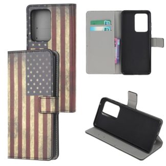 Plånboksfodral Samsung Galaxy A52 / A52s - Flagga USA