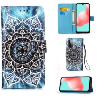 Plånboksfodral Samsung Galaxy A72 – Blå Mandala