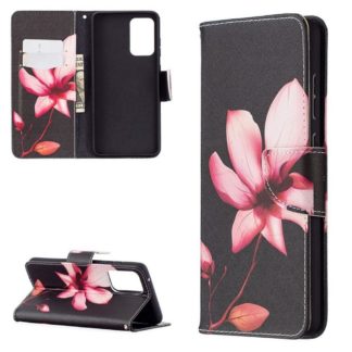Plånboksfodral Samsung Galaxy A72 – Rosa Blomma